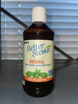 Now Foods BETTER STEVIA Original Zero Calorie Liquid Sweetener 8 fl oz - £17.22 GBP