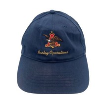 Anheuser Busch Hat Adult Blue Beer Barley Operations Strapback Cap - $20.92 CAD