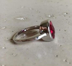 Arenaworld 925 Sterling Silver Certified 5Ctw Pink Ruby Oval Shape Handm... - £52.06 GBP