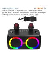 Karaoke Machine for Adults and Kids, Portable Bluetooth Speaker with 2 W... - €42,73 EUR Karaoke Machine for Adults and Kids, Portable Bluetooth Speaker with 2 W... - €42,73 EUR