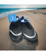 ￼ Unisex SUN &amp; SKY Aqua Socks Water Shoes Size 2-3 Black - $271.26 MXN