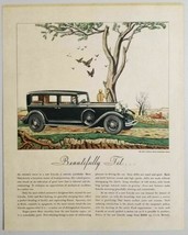 1931 Print Ad The New Lincoln Seven-Passenger Sedan Farm Country Road - £18.03 GBP