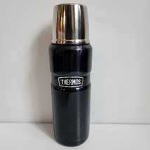 Thermos Vacuum Insulated 16 Ounce Bottle Compact Stainless Steel Beverage - £7.41 GBP
