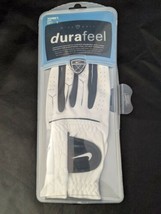 Nike Golf Glove Durafeel Womens Left Black White Golf Glove Sz L 22 cm NEW - £15.03 GBP