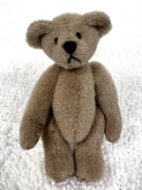 Handmade Miniature Dollhouse Toy Fully Jointed Teddy Bear Figurine Artis... - $28.22