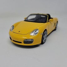 WELLY PORSCHE BOXSTER S TOP DOWN 1:24 YELLOW - £18.23 GBP
