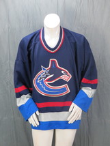 Vancouver Canucks Jersey (VTG) - 1990s Away Jersey by Bauer - Men&#39;s Large - $95.00