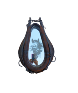 &quot;Saddle Up Reflections&quot; – Vintage Horse Collar Mirror wit... - $3,561.66 MXN