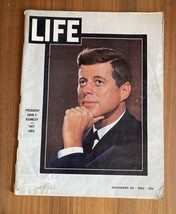Life Magazine President John F. Kennedy Cover November 29 1963 Issue JFK - £23.59 GBP