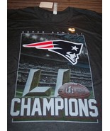 NEW ENGLAND PATRIOTS SUPER BOWL LI NFL CHAMPIONS T-Shirt MENS XL NEW w/ TAG - $365.18 MXN
