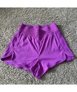 Adidas IW8169 Pacer Rib Training Women&#39;s  Shorts Size   XS Pull On Active - $34.28 CAD