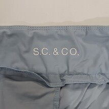 S.C. & Co. Denim Skort Women’s XL Faded Light Blue Pull-On Stretch Mini Skirt image 4