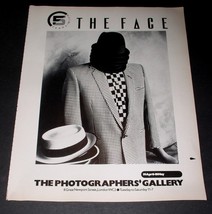 The Face Magazine Photo Vintage 1985 The Photographers&#39; Gallery Advertis... - $16.99