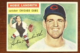 Vintage Baseball Card Topps 1956 #314 Hobie Landrith Catcher Chicago Cubs - £7.71 GBP