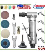 90-Degree Angle Air Die Grinder 1/4&quot; - Lightweight Design with Accessories - $1,052.21 MXN