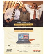1996 Sharp Laptop Print Ad Vintage Technology Electronics 8.5&quot; x 11&quot; - €17,34 EUR