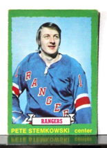 1973-74 O-PEE-CHEE OPC Hockey #217 Pete Stemkowski New York Rangers - £3.07 GBP