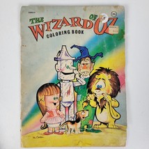 Vintage 1960&#39;s Playmore Inc Wizard of Oz Kids Coloring Book #D64-13 - £22.11 GBP