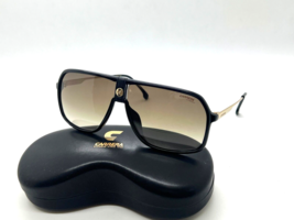 Carrera MEN&#39;S 1019/S 807HA BLACK / GOLD 64-10-140MM SUNGLASSES  FRAME SQ... - $58.08