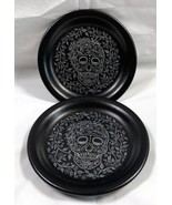 2 New Homer Laughlin Fiesta Black Skull and Vine Appetizer Plates 6.5&quot; C... - £39.52 GBP