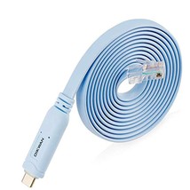 Usb-C Cisco Console Cable, 6Ft Usb Type C To Rj45 Serial Adapter Essenti... - £18.82 GBP