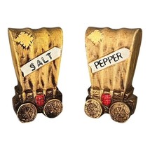 Vintage Covered Wagon Salt and Pepper Shakers – Hand-Painted Ceramic Japan - $16.20