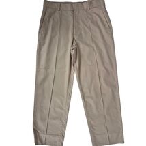 Vintage 80s 90s Y2K COS High Waisted Cotton Khaki  Cropped Pants 30R 32x27 - $98.95