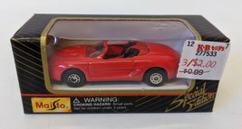 Vintage MAISTO Special Edition 1:64 Red FORD MUSTANG Convertible Diecast... - $10.00