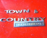 Chrysler Town &amp; Country Touring emblem letters badge decal logo and OEM ... - £12.79 GBP