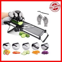 High-Quality Stainless Steel Mandoline Slicer with Extra Accessories for... - $1,170.74 MXN
