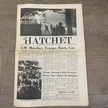 The Hatchet May 4, 1971 GEORGE WASHINGTON UNIV. Newspaper Tear Gas Prote... - $60.00