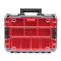 Small Parts Organizer Tool 10 Compartments Gear Case Storage Ridgid Smal... - $46.25