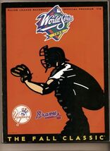 1999 World Series Game program Braves Yankees Jeter - $29.67
