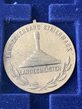 1967 Rare Vintage Sport Award Medal For National Champion Of Steiermark Austria - £9.28 GBP