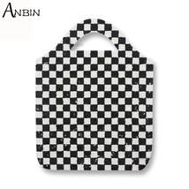 Female Fashion Sequins Bags Women Tote Checkered Wrist Bags Crystal Bling Bling  - £138.96 GBP