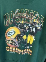 Vintage Green Bay Packers Sweatshirt Crewneck NFL Football Logo Medium U... - £40.28 GBP