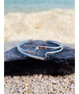 Greek Wave Cuff Bracelet for Women, Wave Bangle, Simplistic Stacking Cuf... - £18.05 GBP