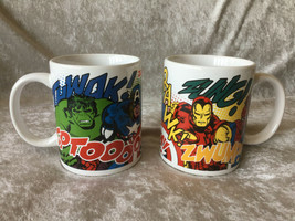 Zak! Marvel Avengers Spider-Man Iron Man Hulk Captain America Coffee Mug... - £7.50 GBP