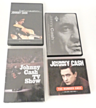 Johnny Cash Lot Of 4 DVD&#39;s:  Prague, Denmark, Montreux &amp; Ireland. One is new. - $29.65