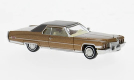 Brekina Cadillac Coupe deVille Brown/Dark Brown 1972 1:87 - $39.95