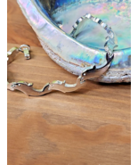 925 Sterling Silver Dolphin Motif Fetish Link Chain Bracelet VTG 7.5&quot; B ... - $1,513.57 MXN
