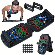 Portable Multifunctional Push-up Board Set With Handles Foldable Fitness... - £19.36 GBP+
