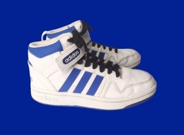 Adidas Postmove Mid Top Sneakers Shoes Mens Size 6 Womens 7.5 Blue White GW0556 - £17.80 GBP
