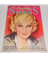 August 1935 POPULAR SONGS MAGAZINE Mae West Cover - $40.72 CAD