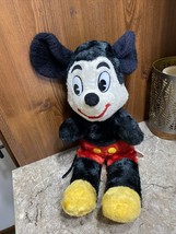 Vintage 1960-70S Walt Disney Character Productions Mickey Mouse Plush Stuffed - $14.99