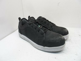 Skecher Men&#39;s Steel Toe Steel Plate Skate Safety Work Shoes 99999071 Black 10.5M - £34.04 GBP