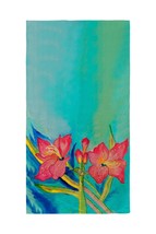 Betsy Drake Pink Amaryllis Beach Towel - £48.47 GBP