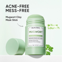 SKINTIFIC Mugwort Clay Mask Stick Anti Acne Pores Redness Skin Barrier (40g) - £27.06 GBP