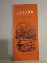 Vintage The British Travel &amp; Holiday Assoc. Area Booklet LONDON &amp; NEARBY... - £2.37 GBP