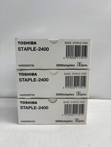 3 Genuine Toshiba Estudio 3025AC,MJ1011,MJ1032 Staple-2400 Cartridge 6A0... - $138.00